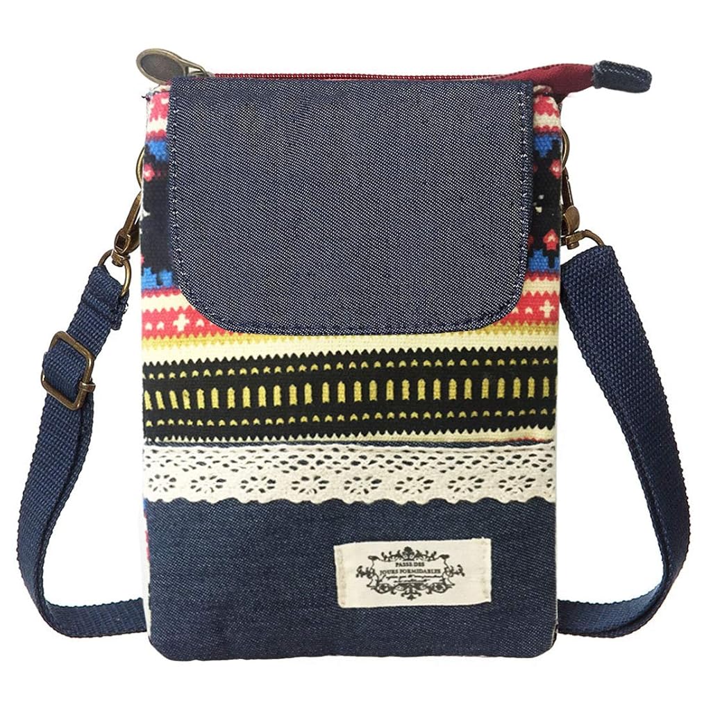 PALAY Women Purse Bag Casual Phone Pouch Canvas Cloth Phone Bag Sling Bag Charming Boho Print Phone Bag Small Crossbody Bag Shoulder Bag Women Purse Bag PALAY Women Purse Bag Casual Phone Pouch Canvas Cloth Phone Bag Sling Bag Charming Boho Print Phone Bag Small Crossbody Bag Shoulder Bag Women Purse Bag